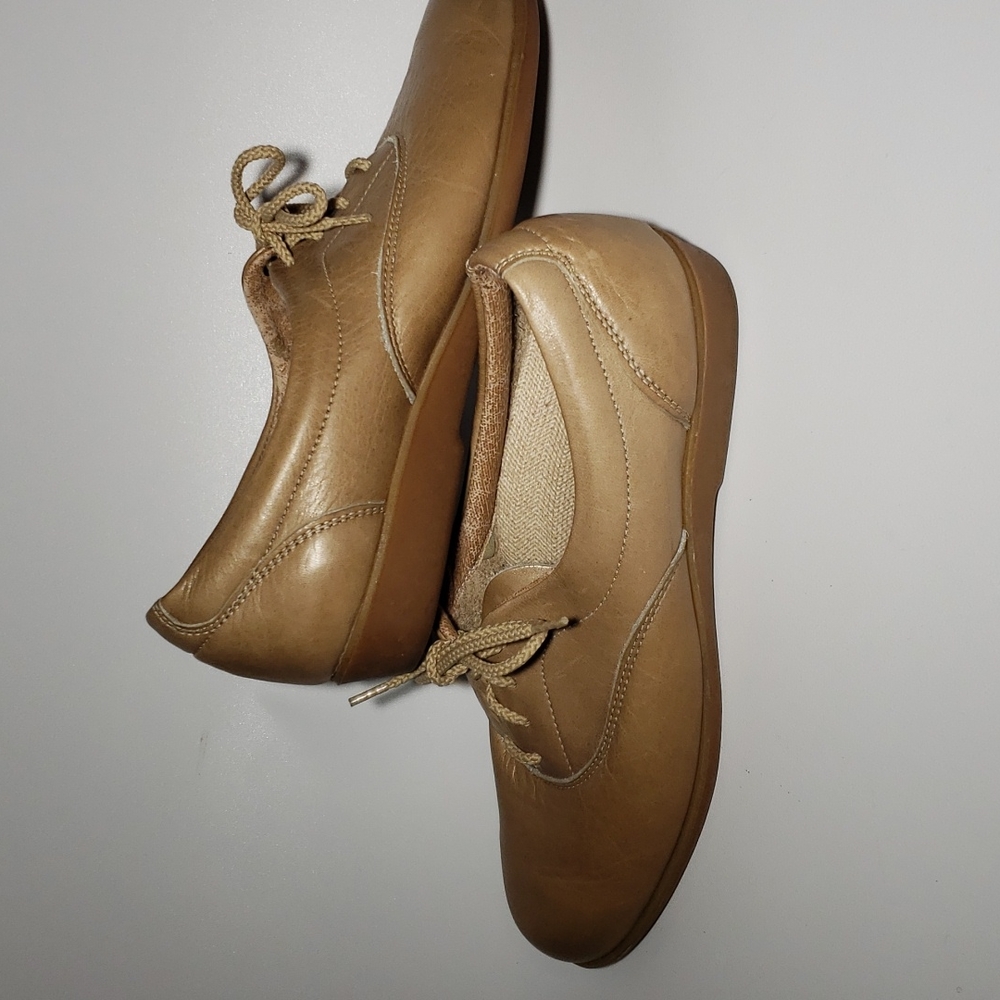 Walkabout, tan Buttery Soft Leather Walking Loafers.